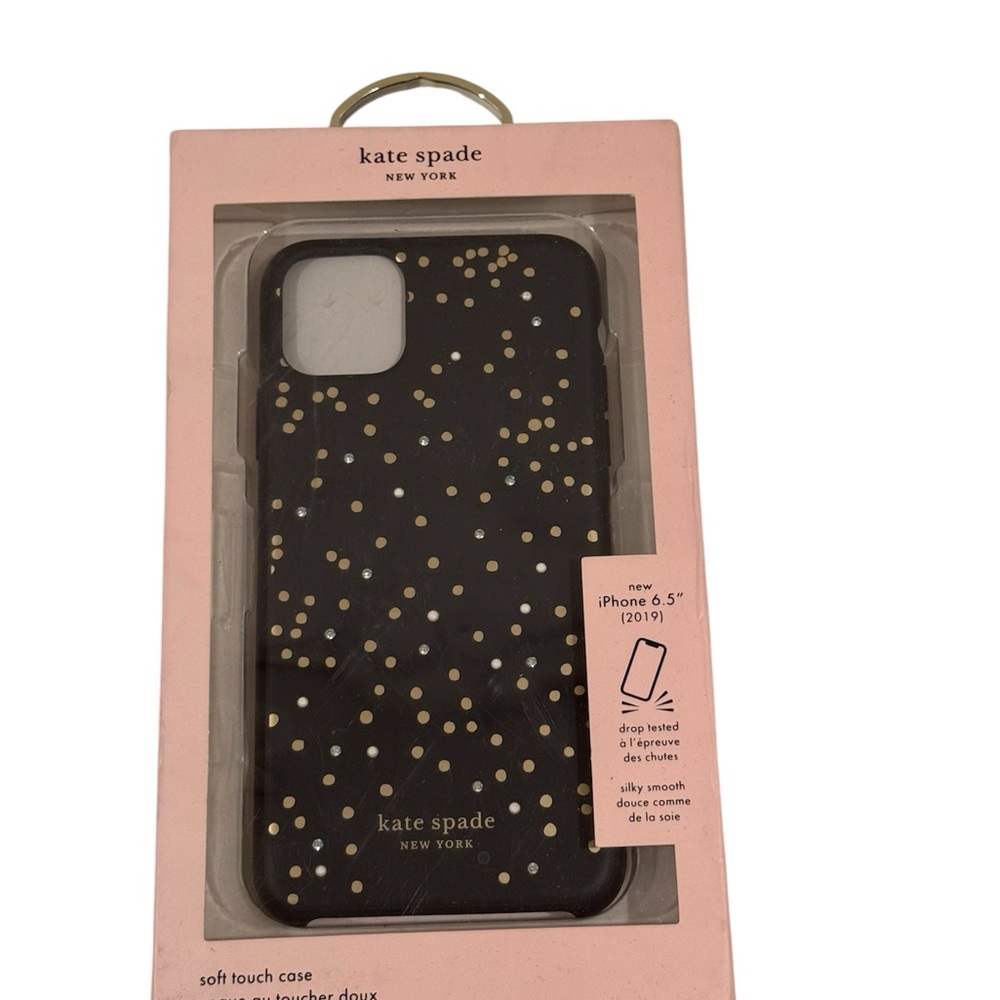 Kate Spade Black Gold Dot Sequin IPhone Case ~ IPhone 11 Pro Max